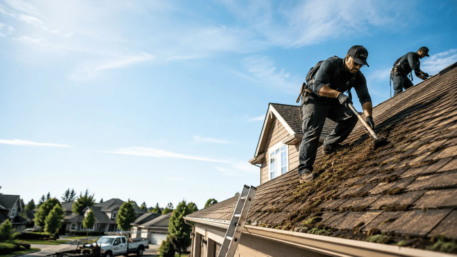 Roof Moss Removal in Pikesville, MD near me
